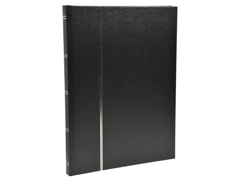 Exacompta Sammelalbum Briefmarken, 22.5 x 30.5 cm, 48 Seiten, Schwarz