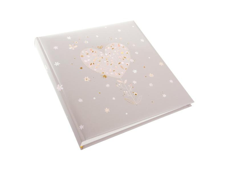 Goldbuch Hochzeitsalbum Elegant Hearts Mehrfarbig