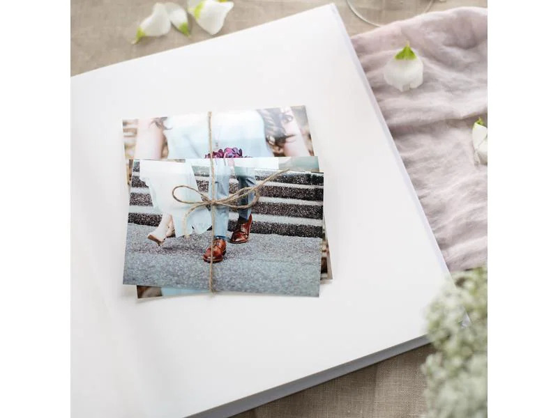 Goldbuch Hochzeitsalbum Raining Hearts Beige