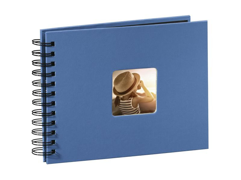 Hama Fotoalbum Fine Art 24 x 17 cm Azur, 50 schwarze Seiten