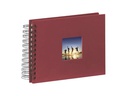 Hama Fotoalbum Fine Art 24 x 17 cm Bordeaux, 50 schwarze Seiten