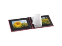 Hama Fotoalbum Fine Art 24 x 17 cm Bordeaux, 50 schwarze Seiten