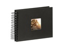 Hama Fotoalbum Fine Art 24 x 17 cm Schwarz, 50 schwarze Seiten