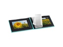 Hama Fotoalbum Fine Art 24 x 17 cm Türkis, 50 schwarze Seiten