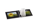 Hama Fotoalbum Fine Art 24 x 17 cm Weiss, 50 schwarze Seiten
