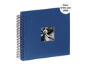 Hama Fotoalbum Fine Art 28 x 24 cm Dunkelblau, 50 schwarze Seiten