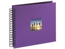 Hama Fotoalbum Fine Art 28 x 24 cm Lila, 50 schwarze Seiten