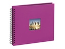 Hama Fotoalbum Fine Art 28 x 24 cm Pink, 50 schwarze Seiten
