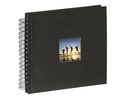 Hama Fotoalbum Fine Art 28 x 24 cm Schwarz, 50 schwarze Seiten