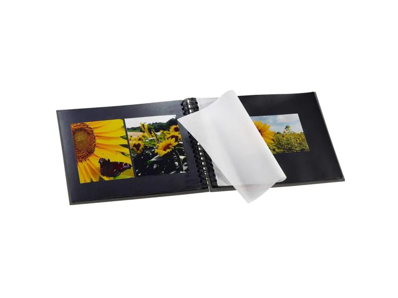 Hama Fotoalbum Fine Art 28 x 24 cm Türkis, 50 schwarze Seiten