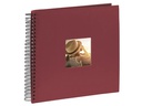 Hama Fotoalbum Fine Art 36 x 32 cm Bordeaux, 50 schwarze Seiten