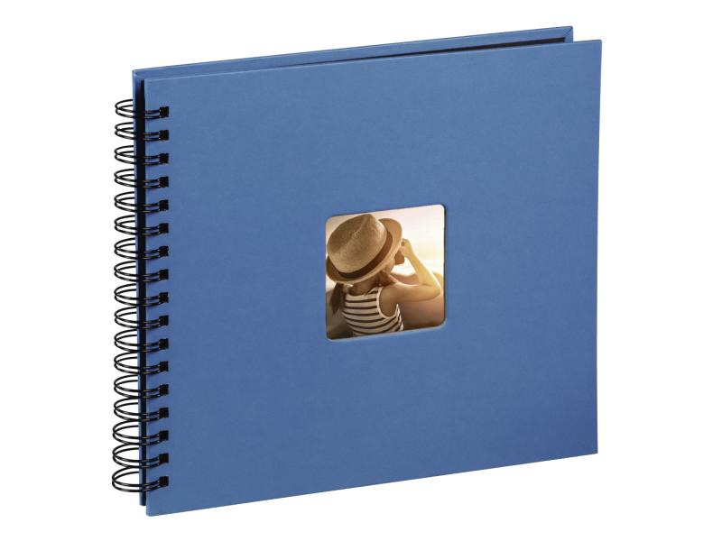 Hama Fotoalbum Fine Art 36 x 32 cm Hellblau, 50 schwarze Seiten