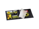 Hama Fotoalbum Fine Art 36 x 32 cm Hellblau, 50 schwarze Seiten