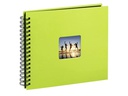 Hama Fotoalbum Fine Art 36 x 32 cm Hellgrün, 50 schwarze Seiten