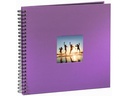 Hama Fotoalbum Fine Art 36 x 32 cm Lila, 50 schwarze Seiten