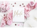 Partydeco Fotoalbum Precious moments 20 x 24.5 cm, Weiss/Gold