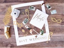 Partydeco Fotoalbum Precious moments 20 x 24.5 cm, Weiss/Gold