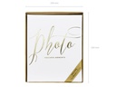 Partydeco Fotoalbum Precious moments 20 x 24.5 cm, Weiss/Gold