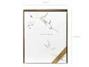 Partydeco Gästebuch Guest Book 20 x 24.5 cm, Gold/Weiss