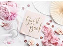 Partydeco Gästebuch Guest Book 20 x 24.5 cm, Rosa/Gold