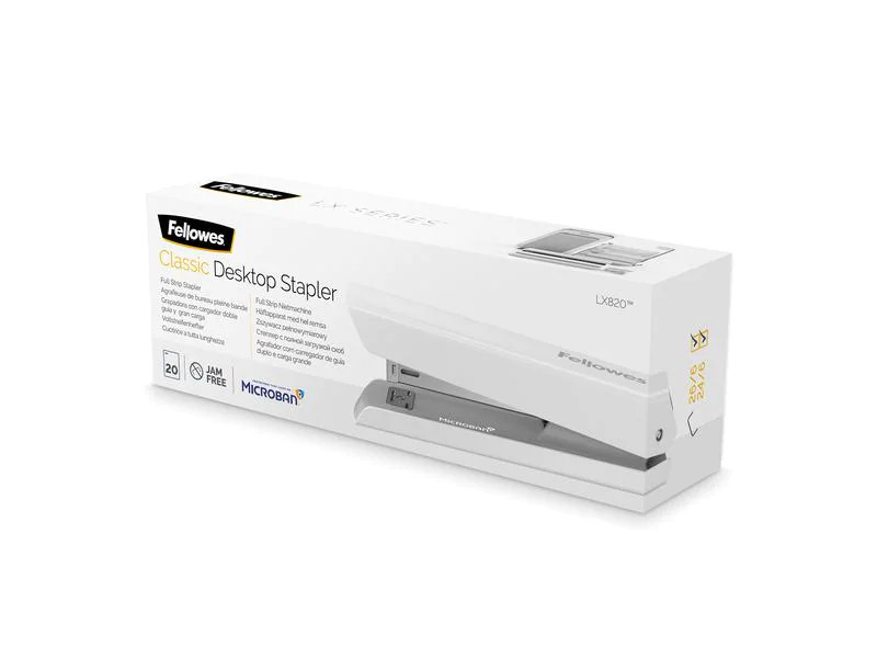 Fellowes Heftgerät LX820 20 Seiten, Weiss
