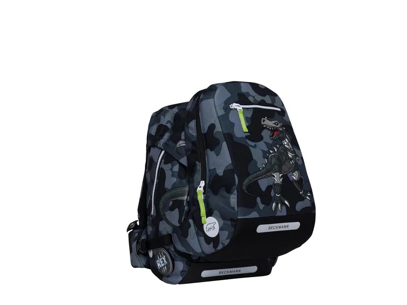 Beckmann Schulrucksack-Set Active Air Flx Camo Rex 6-teilig