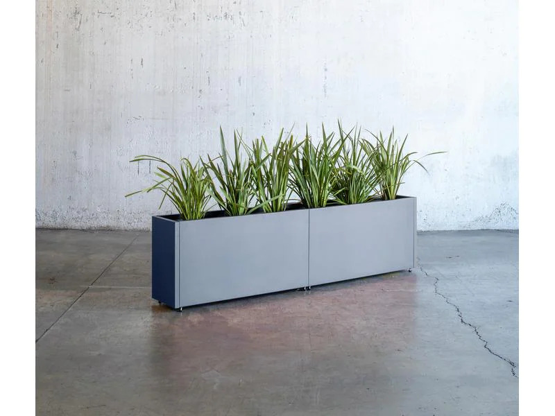 Herstera Pflanzentrog Metal Planter 30, 100 x 30 x 50 cm, Anthrazit