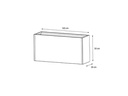 Herstera Pflanzentrog Metal Planter 30, 100 x 30 x 50 cm, Anthrazit
