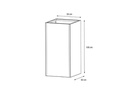 Herstera Pflanzentopf Metal Planter Column, Anthrazit