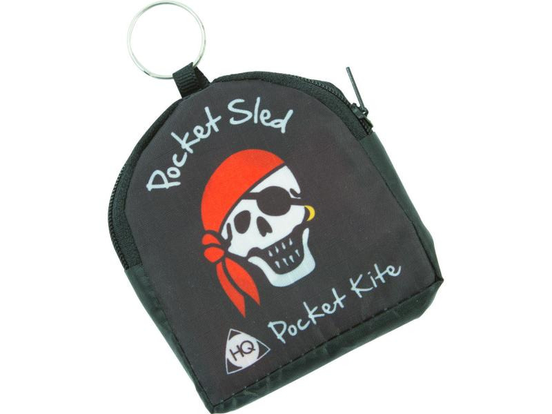 Invento-HQ Einleinerdrachen Pocket Sled Jolly Roger