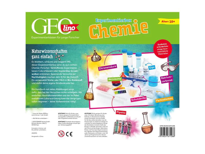 Franzis GEOlino Experimentierbox Chemie Deutsch