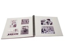 Semikolon Fotoalbum 17 x 17 cm Schwarz, 20 cremeweisse Seiten