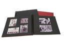 Semikolon Fotoalbum 17 x 17 cm Schwarz, 20 schwarze Seiten
