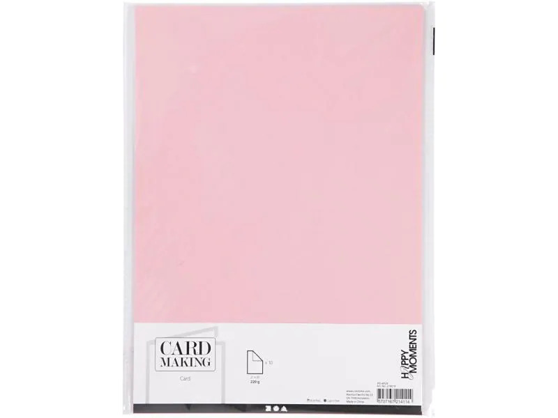 Creativ Company Fotokarton A4 Rosa, 10 Blatt
