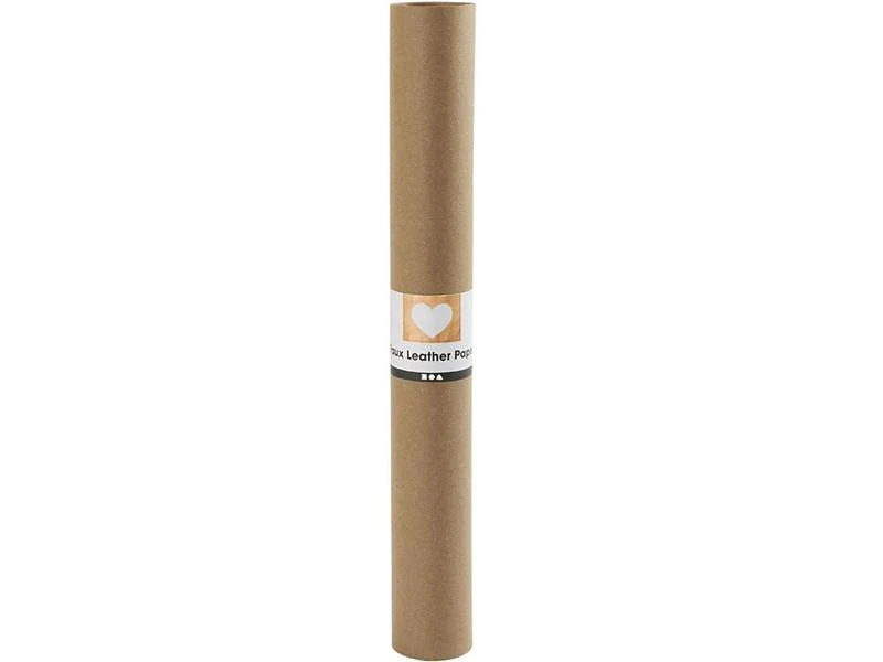 Creativ Company Lederpapier Rolle, 350 g, 1 Stück, Dunkelbraun
