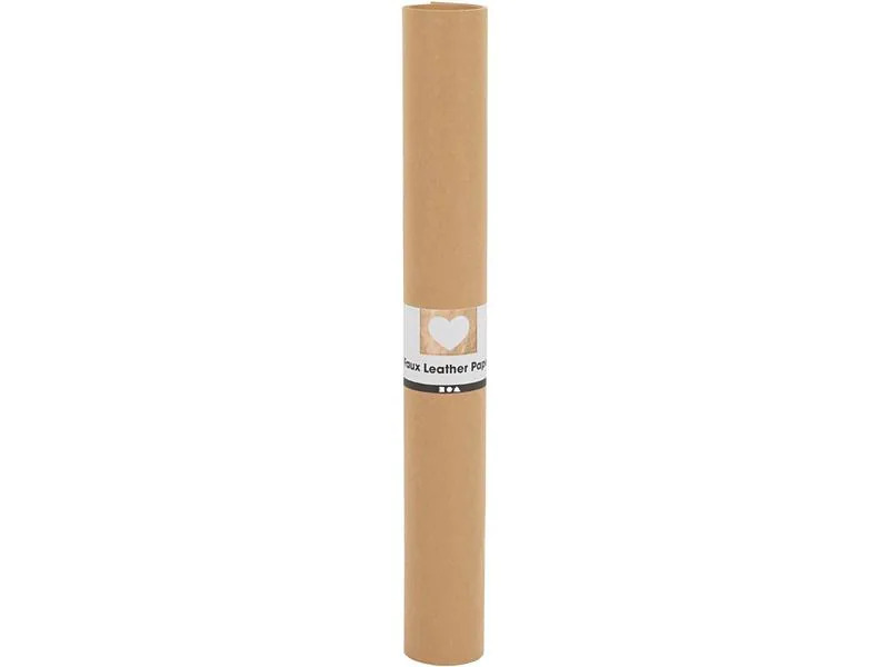 Creativ Company Lederpapier Rolle, 350 g, 1 Stück, Hellbraun
