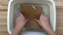 Creativ Company Lederpapier Rolle, 350 g, 1 Stück, Schwarz