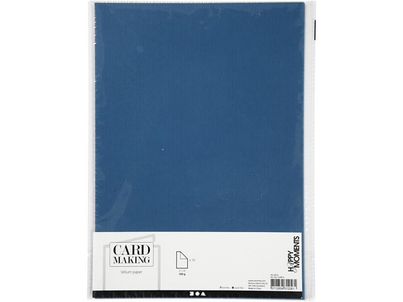 Creativ Company Transparentpapier Pergament A4 blau