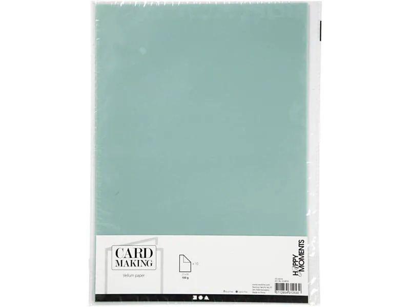Creativ Company Transparentpapier Pergament A4 hellblau