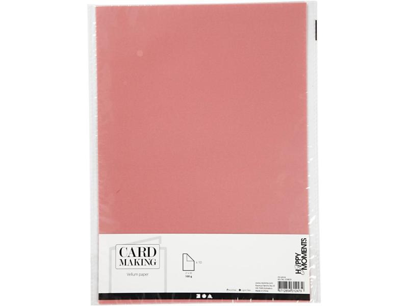 Creativ Company Transparentpapier Pergament A4 rosa