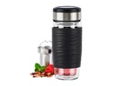 Emsa Thermobecher Tea2go 420 ml, Schwarz
