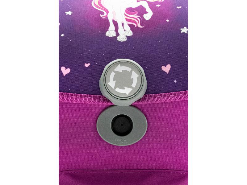 Eberhard Faber Schulthek-Set EFAlino Einhorn 2021 4-teilig, Violett/Pink