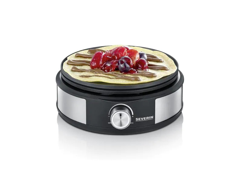 Severin Fondue-Set All-in-One 11 Teile, Schwarz/Silber