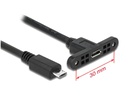 Delock USB 2.0-Kabel Micro-USB B - Micro-USB B 1 m