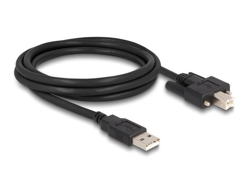 Delock USB 2.0-Kabel USB A - USB B 2 m