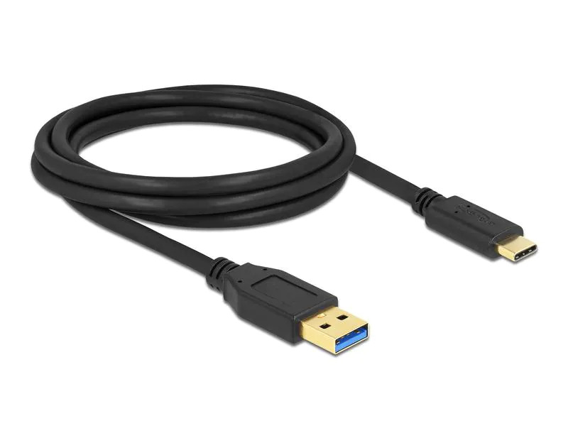 Delock USB 3.1-Kabel USB A - USB C 2 m