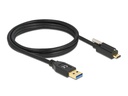 Delock USB-Kabel Schraube oben USB A - USB C 1.5 m