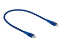 Delock USB-Kabel USB C - Lightning 0.5 m, Blau