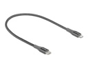 Delock USB-Kabel USB C - Lightning 0.5 m, Grau