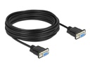Delock Anschlusskabel RS-232 - RS-232 DB9 (f-f), Nullmodem 10 m